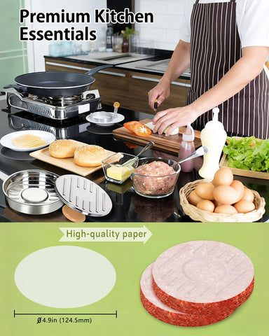 DSTHISAR burger press easy cleanup after grilling and cooking