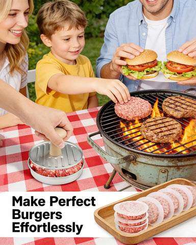 DSTHISAR burger press used as a mini frying pan for quick cooking tasks