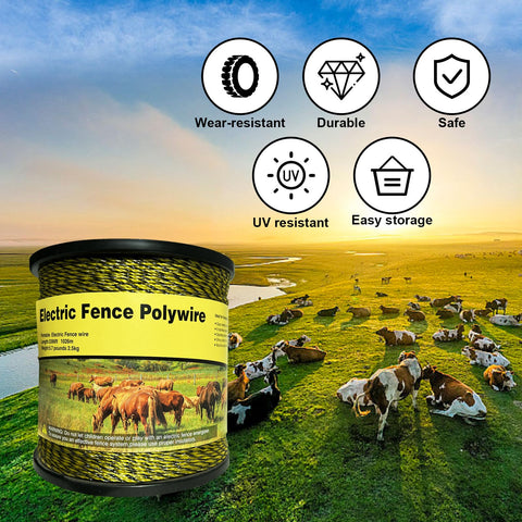 DSZBESTER stainless steel core polywire resists corrosion for outdoor use.