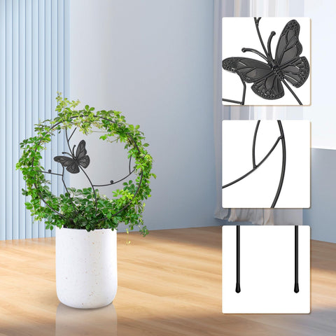 DTOFOOT indoor metal trellis rust-proof for year-round use
