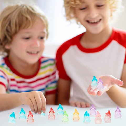 DTOFOOT luminous purple mini gnome enhances craft projects and cake toppers.