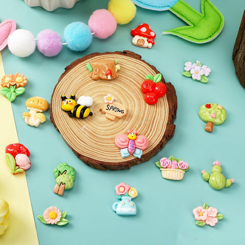 DTOFOOT spring resin charms: butterflies for seasonal centerpieces and scrapbooking.