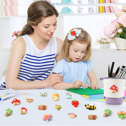 DTOFOOT resin charms for table centerpieces add lively spring accents.