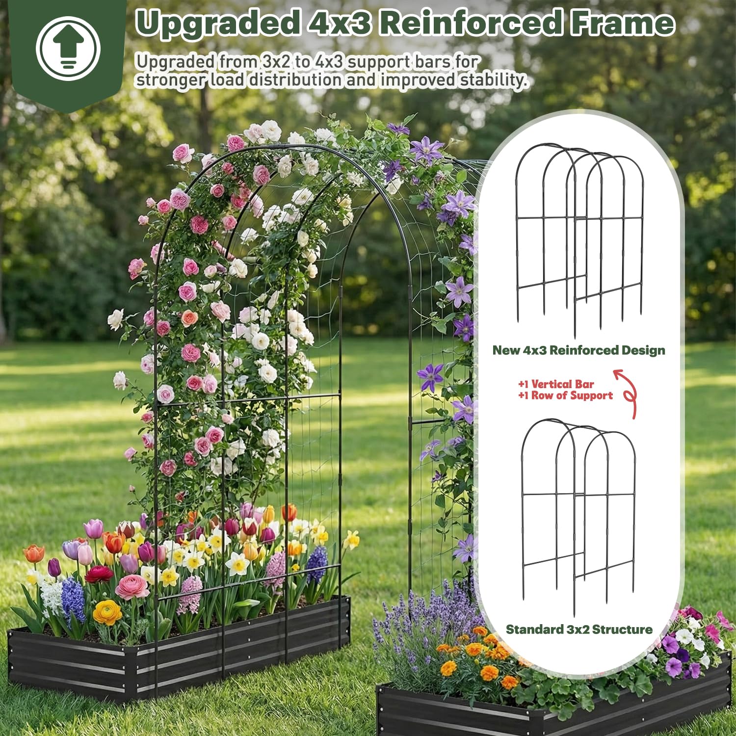 DTIG 6x3x1 ft open-bottom planter supports deep root growth
