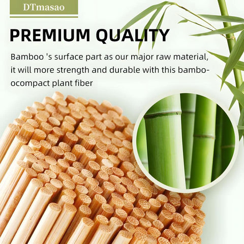 DTmasao 4mm diameter skewers provide sturdy kebab picks.