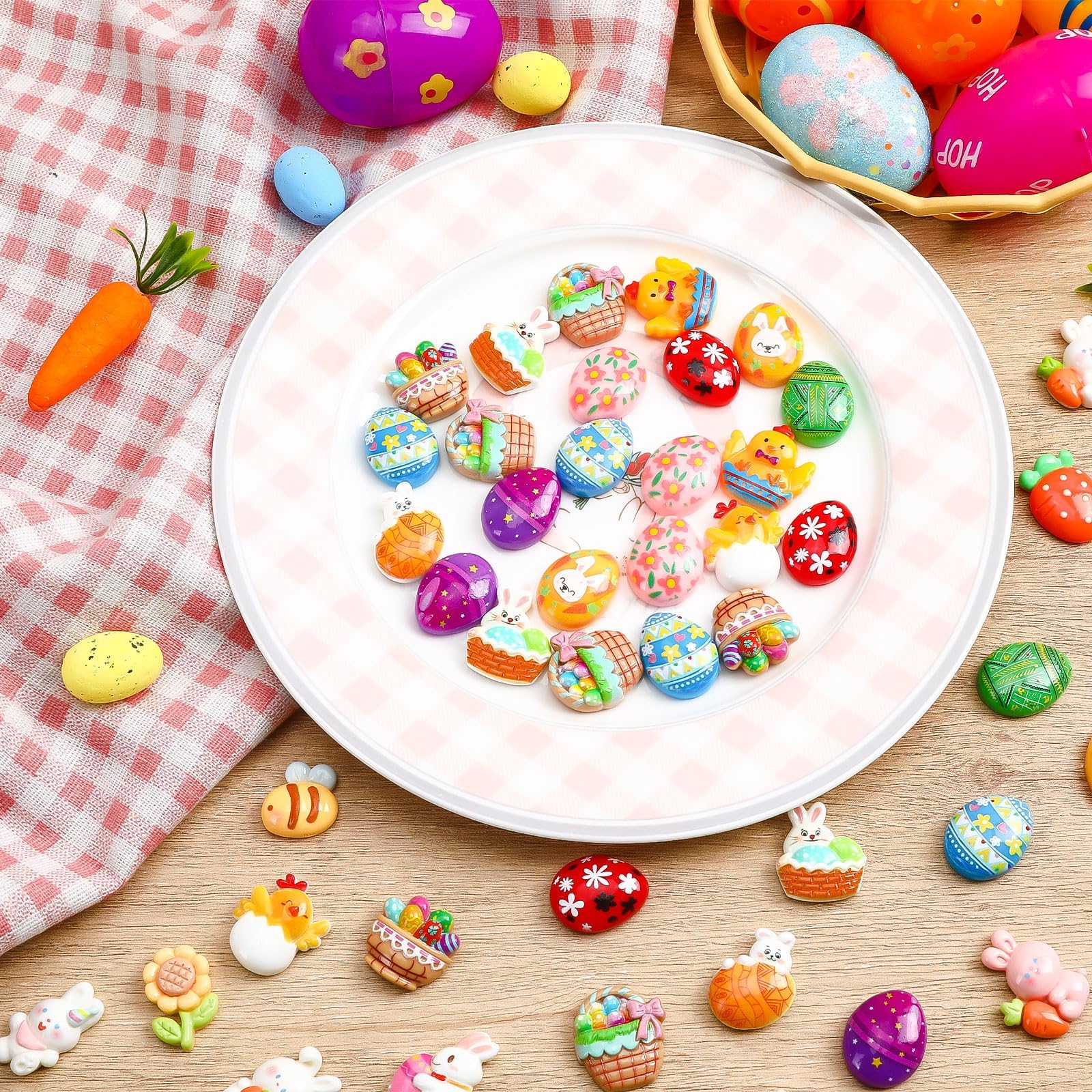 DTOFOOT Easter resin charm chick detail for spring décor