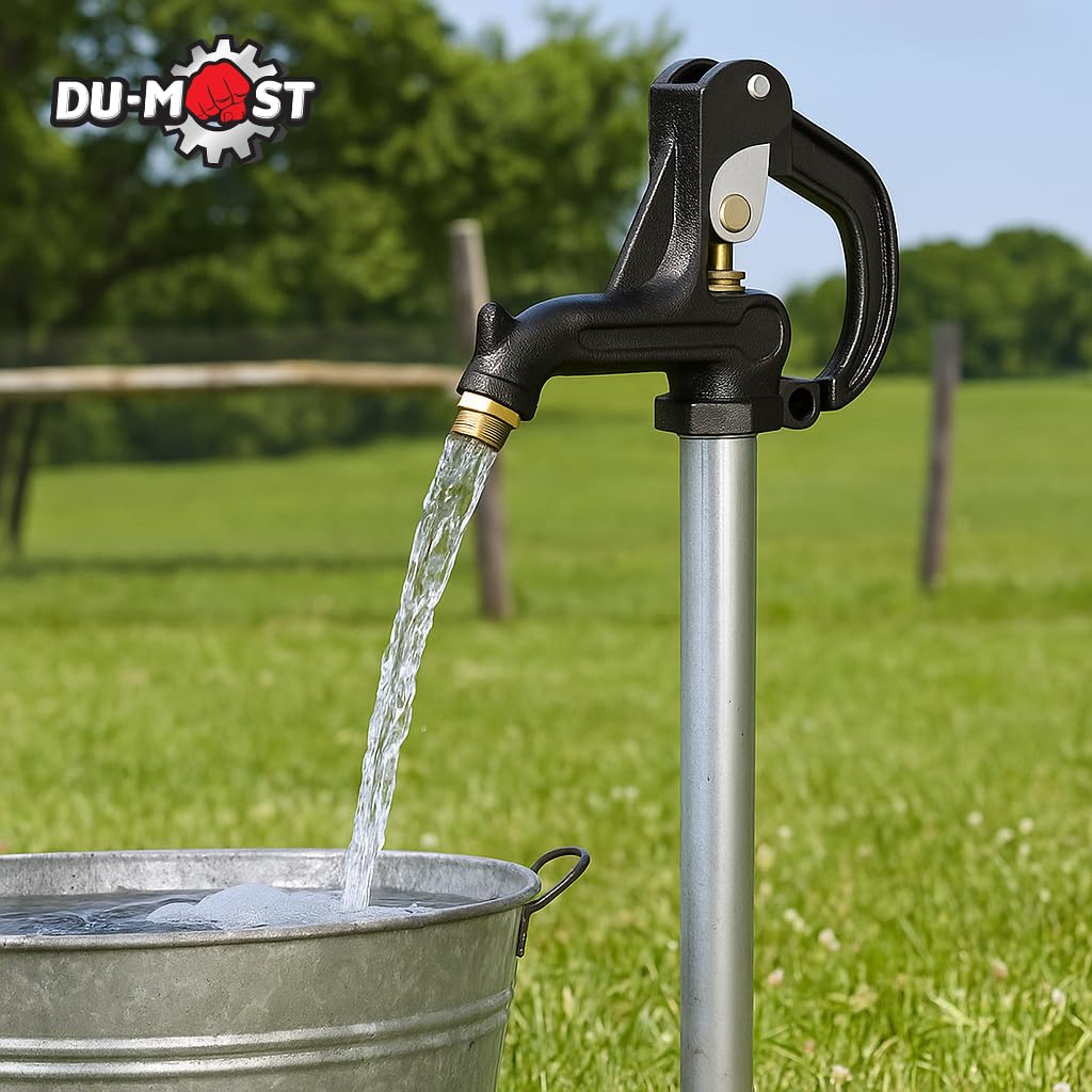 DU-MOST hydrant reaches 4-foot total length for garden and workspace access.