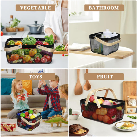 Dualshine bamboo-handles folding design for easy hanging and carrying