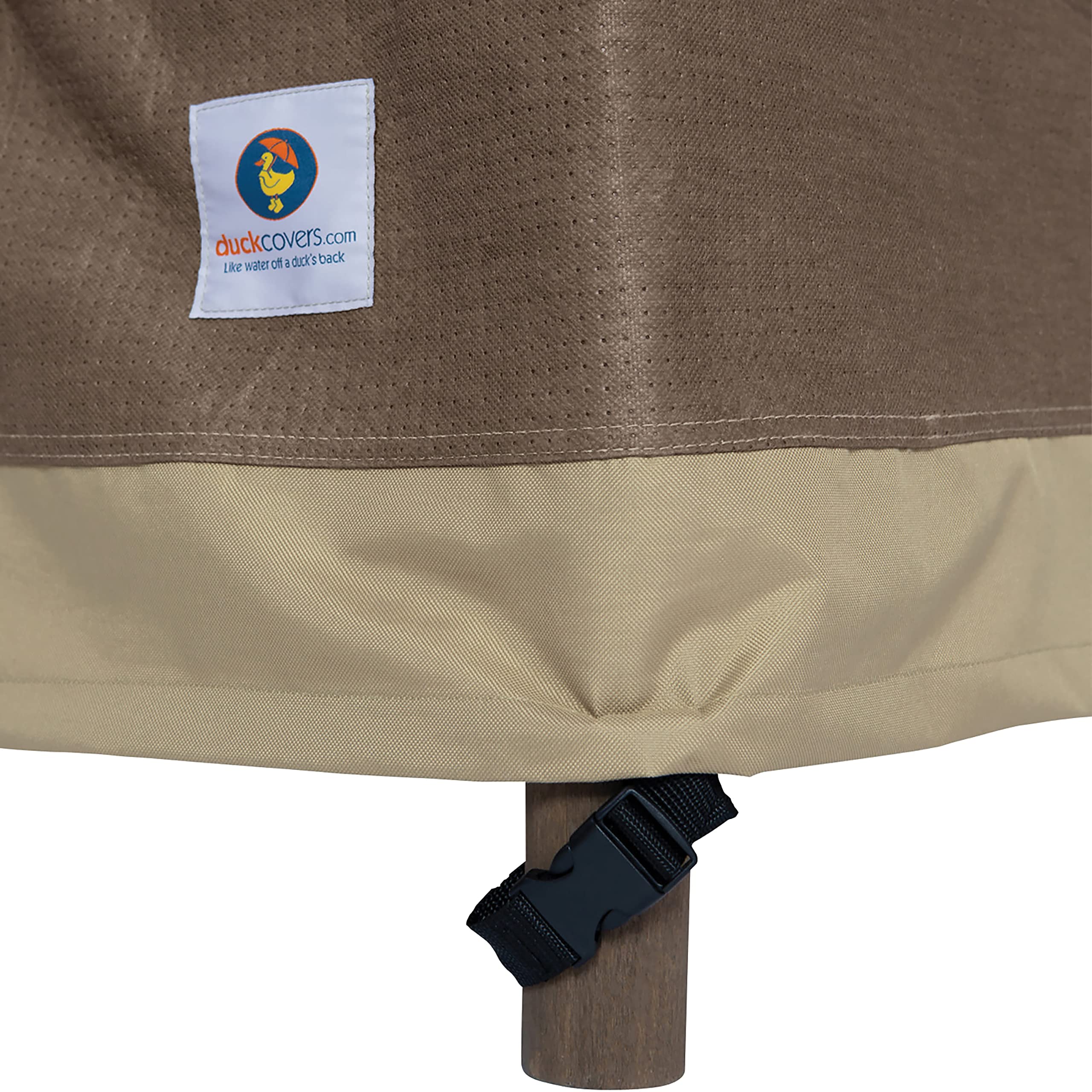 Duck Covers Elegant seam-sealer tape keeps moisture out at the seams