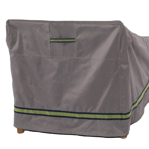 Duck Covers Soteria waterproof back seam detail protects against leaks