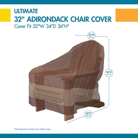 Duck Covers Ultimate polyester base adds durability at chair base