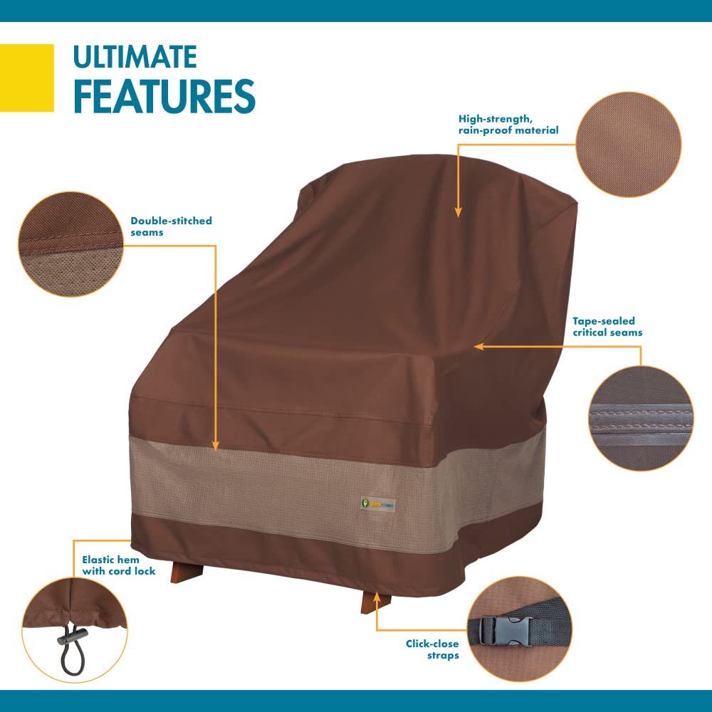 Duck Covers Ultimate rain-dirt-snow protection on weather-exposed chair