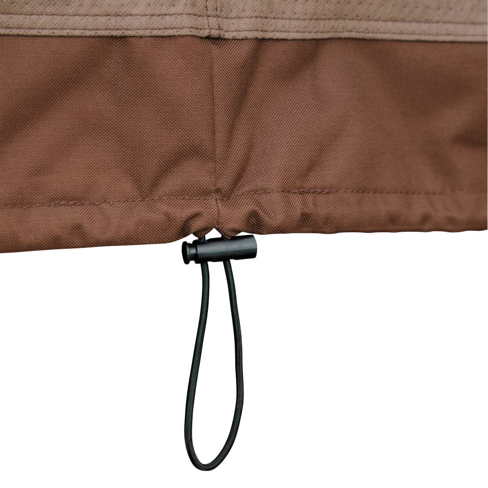 Duck Covers adjustable cord lock ensures secure fit
