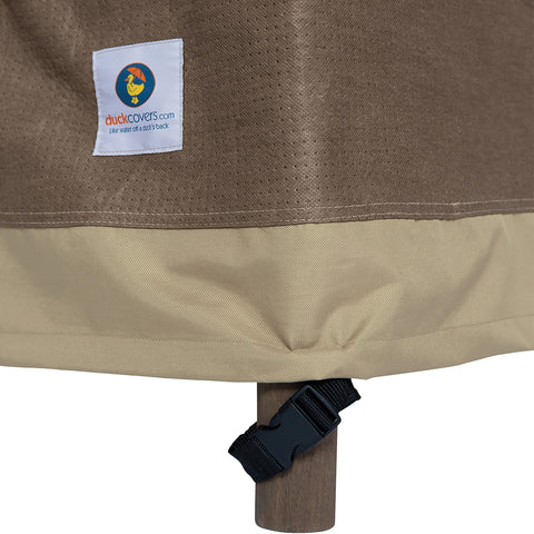 DUCKCOVERS seam tape protects seams for water resistance.