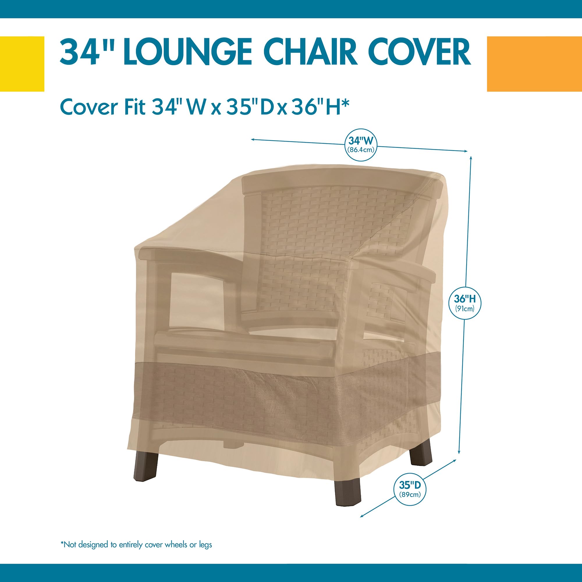 DUCKCOVERS protects patio chairs during rain with ease.