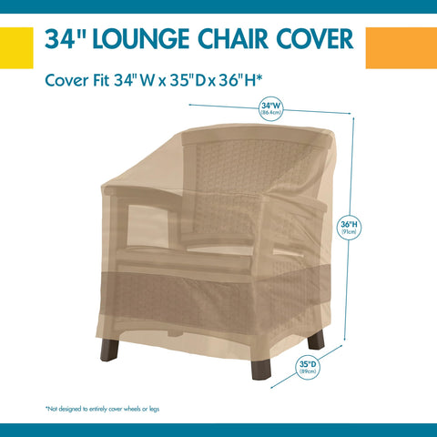 DUCKCOVERS protects patio chairs during rain with ease.