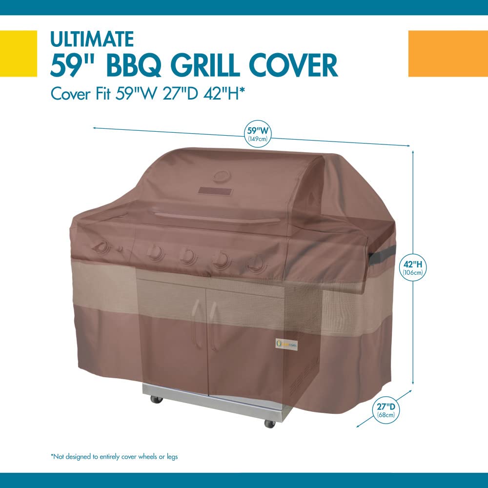 Duck Covers durable polyester base adds long-lasting strength for outdoor use.