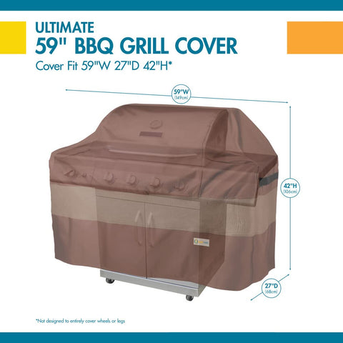Duck Covers durable polyester base adds long-lasting strength for outdoor use.