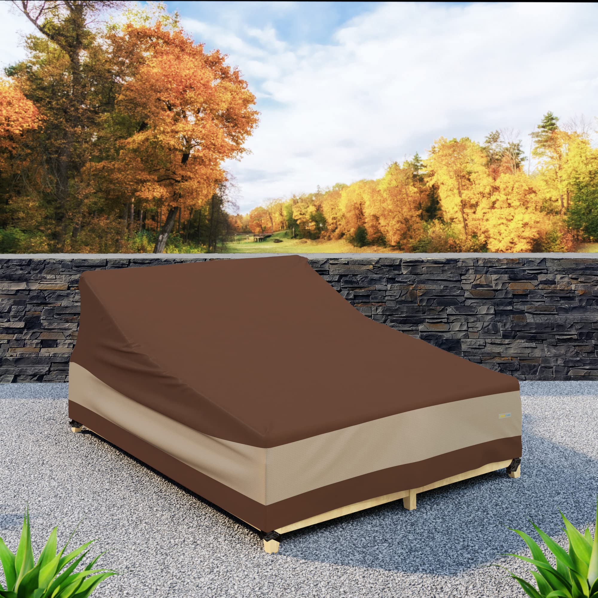 Duck Covers protection from rain and snow keeps outdoor furniture looking newer.