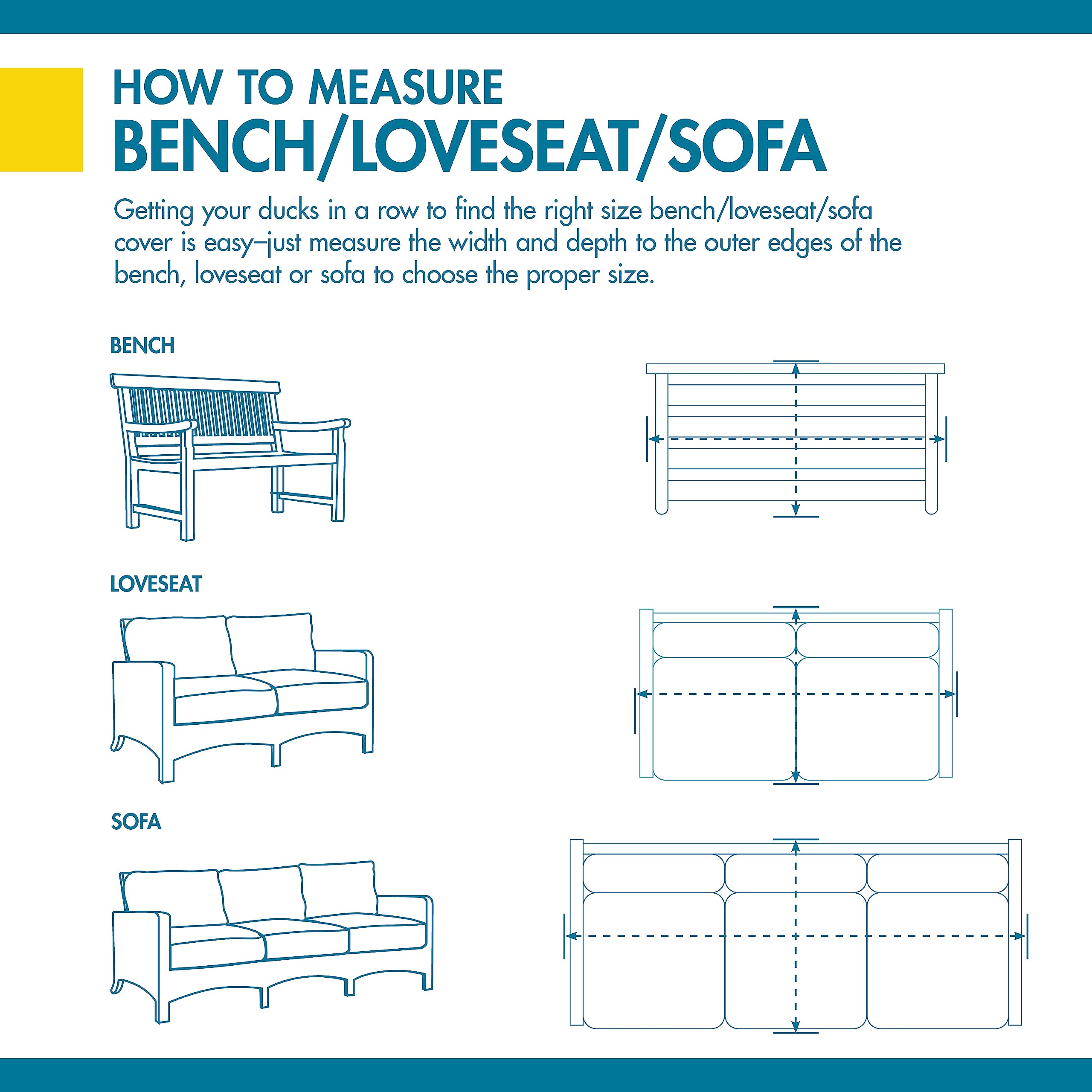 Duck Covers sofa cover with breathable side panels reduces interior condensation.
