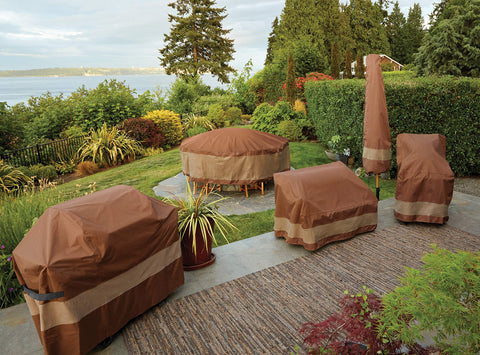 Duck Covers Ultimate sofa cover features elastic hem with cord lock for a custom-like fit.