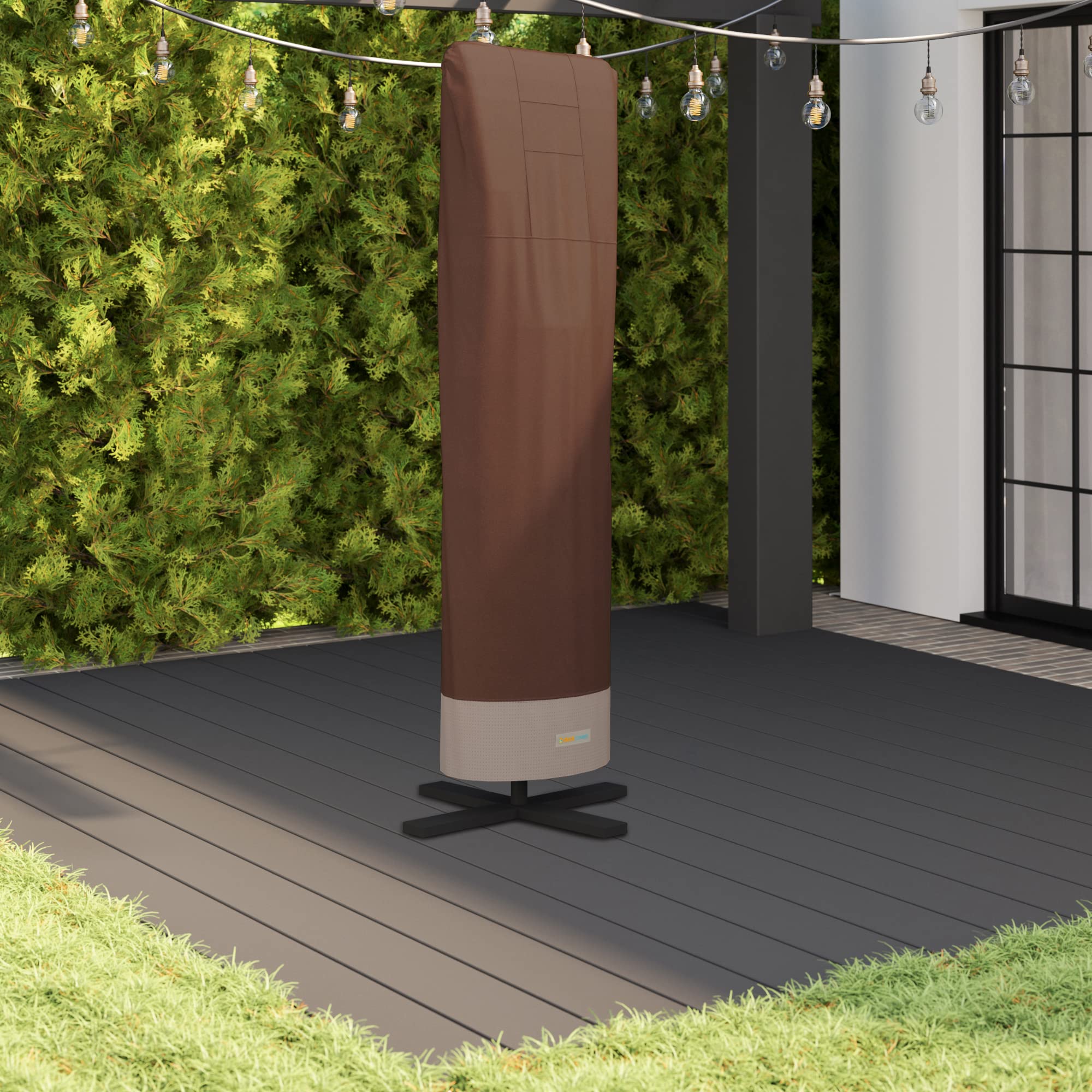 Duck Covers sturdy polyester base boosts durability against wind.