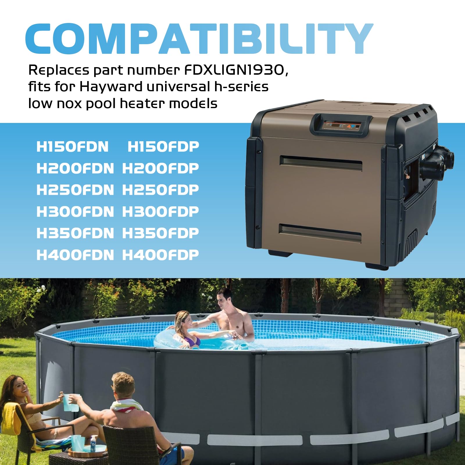DuckcowsC FDXLIGN1930 compatibility with Hayward H-series for versatile pools