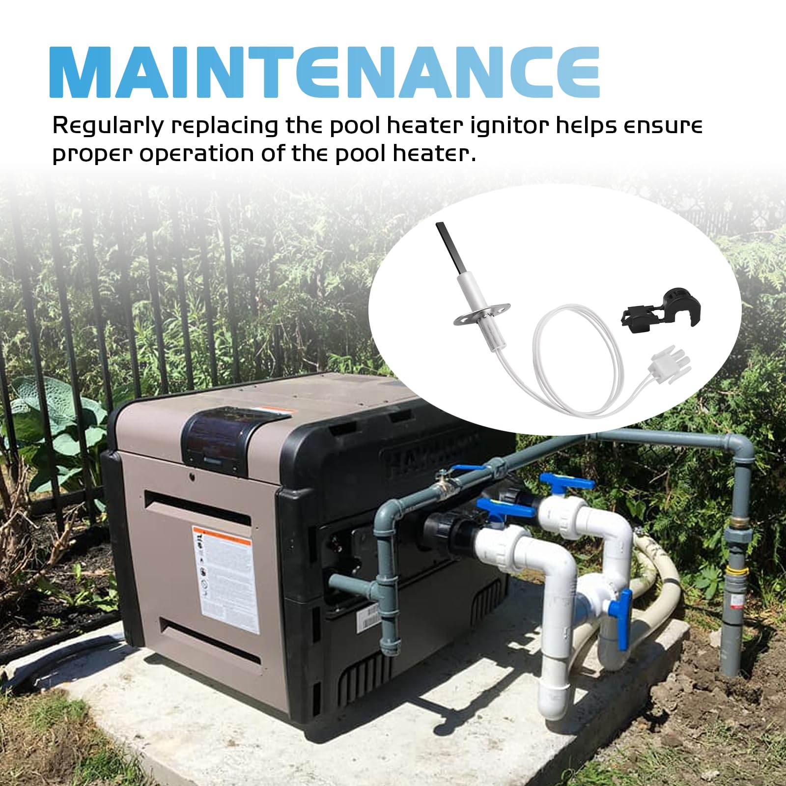 DuckcowsC pool heater ignition in use for reliable operation