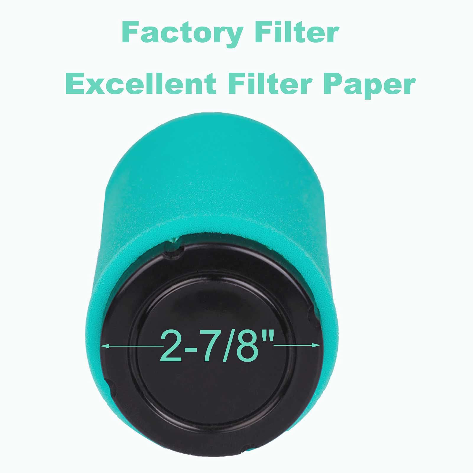 DUCTAIL air filter kit with two filters and two pre-filters for easy maintenance