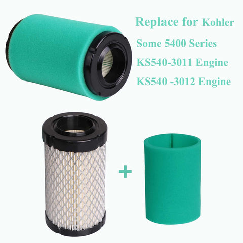 DUCTAIL Kohler 5400 series compatible air filter for lawn care