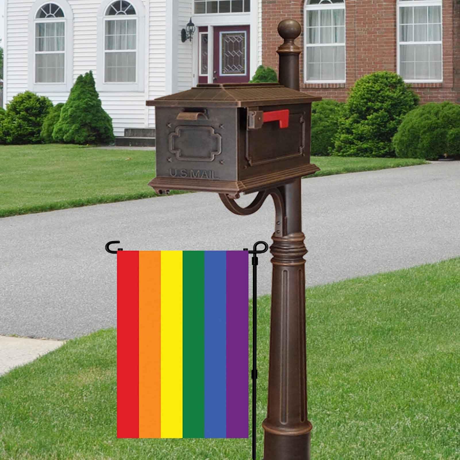 Ducuh 12.5x18 inch pride flag suitable for windy conditions
