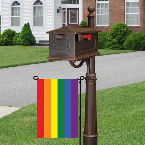Ducuh 12.5x18 inch pride flag suitable for windy conditions
