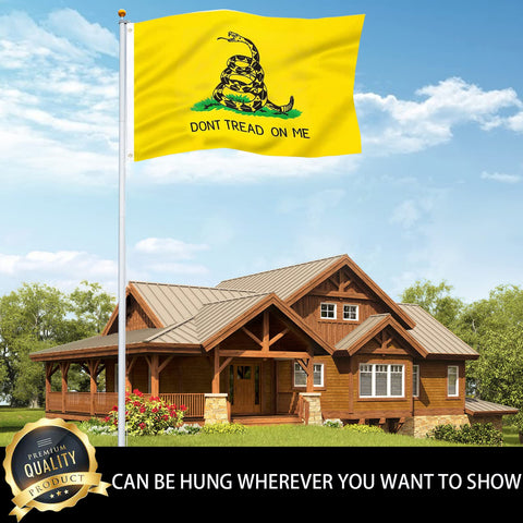 Ducuh flag ready for quick setup with standard 3x5 ft pole compatibility.