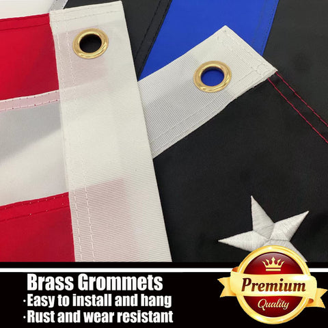 Ducuh UV-proof waterproof flag survives sun and rain.