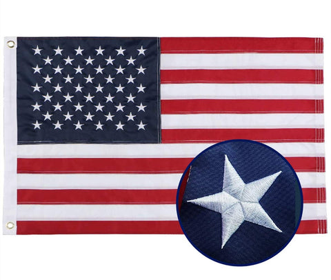 Duduta nylon 2x3ft flag: durable outdoor display suitable for all seasons.