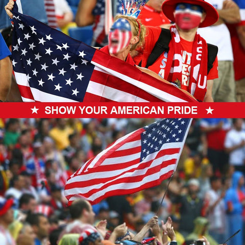 Duduta UV protected flag: colorfast nylon resists sun fading.