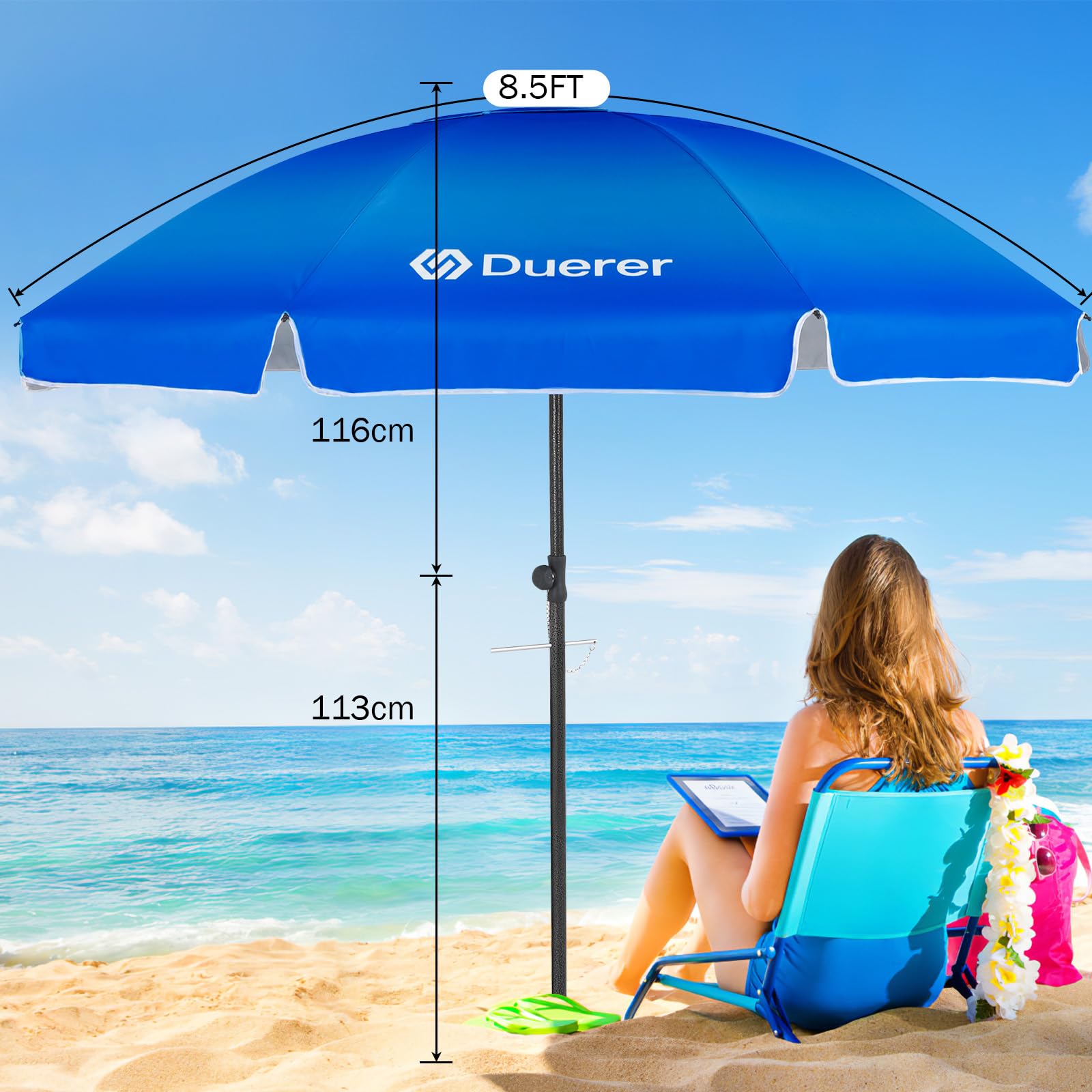 Duerer beach umbrella carrying bag for easy transport and storage