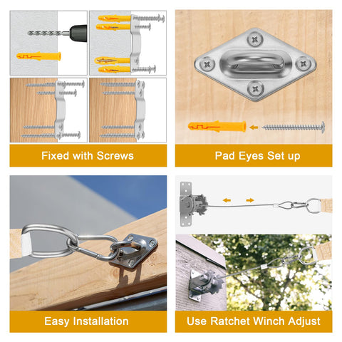 Duerer double rope clamps streamline mounting with even tension