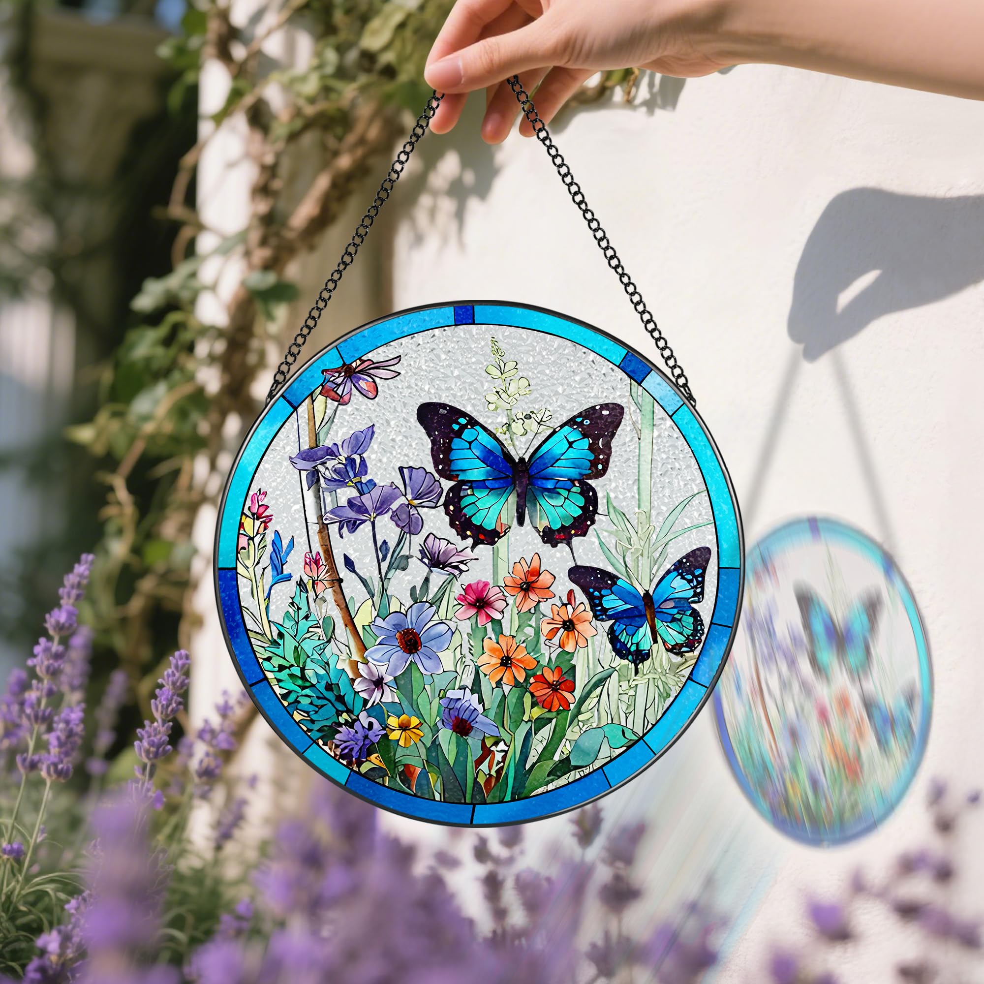 DUJITODOH 8-inch butterfly suncatcher makes a thoughtful gift for special occasions
