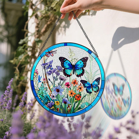 DUJITODOH 8-inch butterfly suncatcher makes a thoughtful gift for special occasions