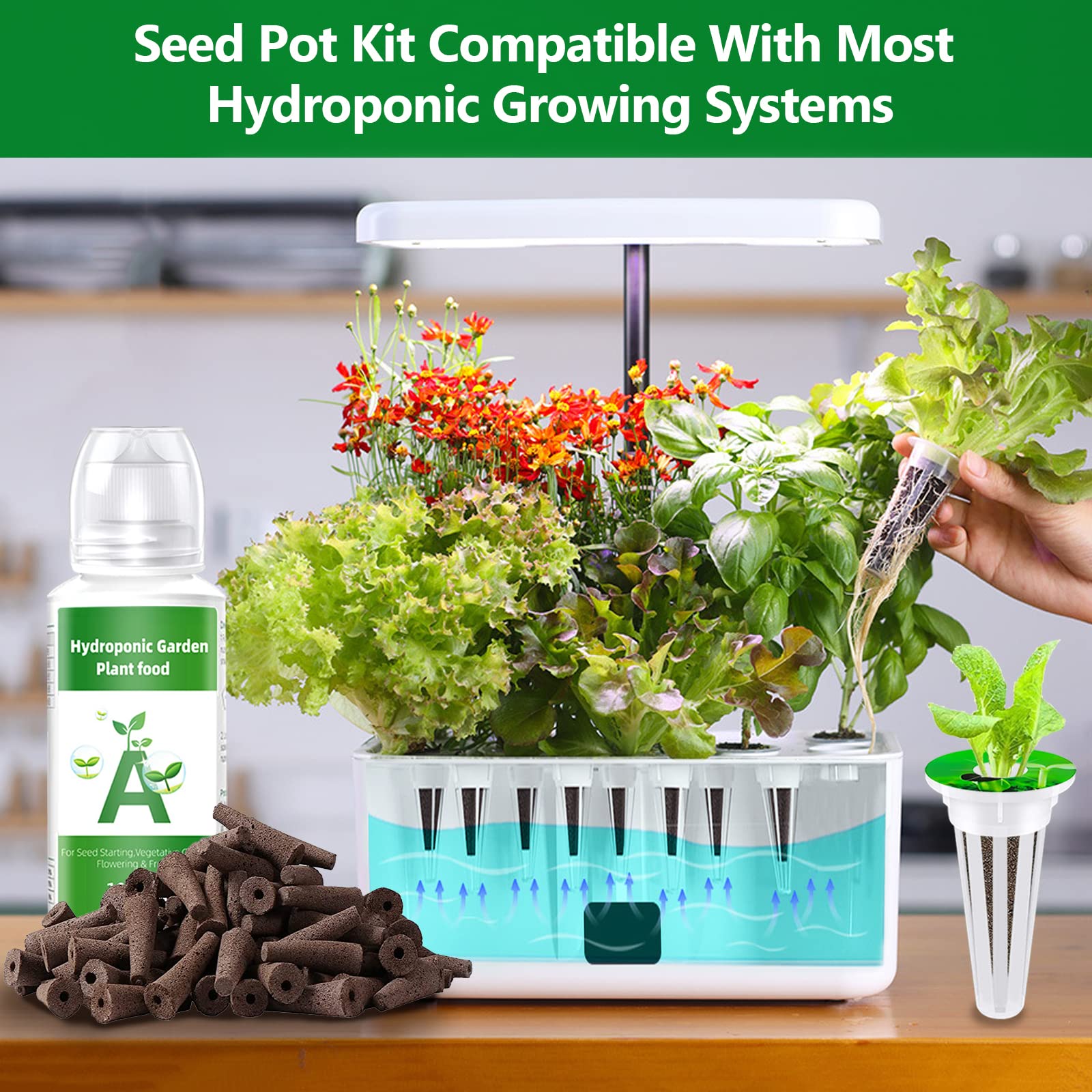 Dukars grow baskets are durable plastic supports for roots.