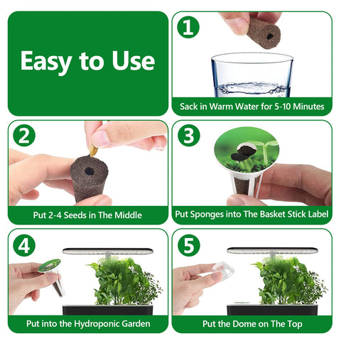 Dukars pod labels help organize varieties and tracking.