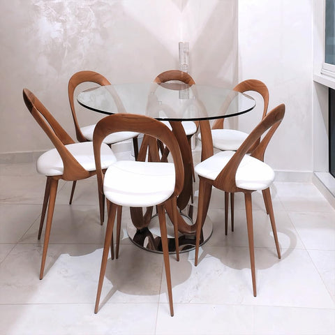 Dulles Glass inset glass for side tables provides a clean, safe surface