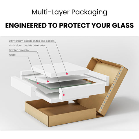 Dulles Glass tempered surface ready for everyday use