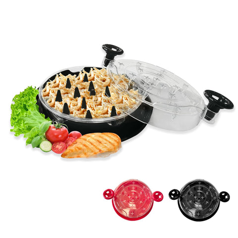 Dulzstud chicken shredder twist with lid for quick, even shredding of cooked meat.
