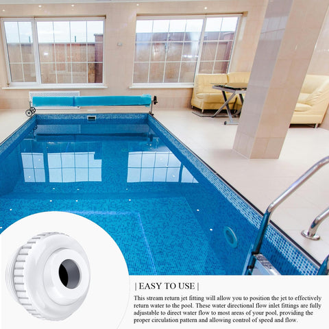 DUMEALAGR SP1419D spa and pool jet enhances circulation.