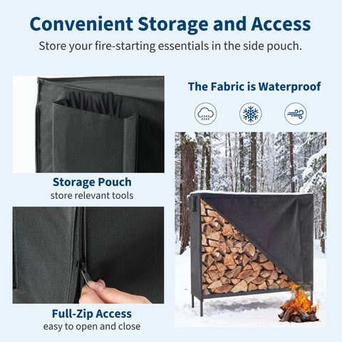 DUMOS 600D Oxford cover provides waterproof, UV-resistant protection.