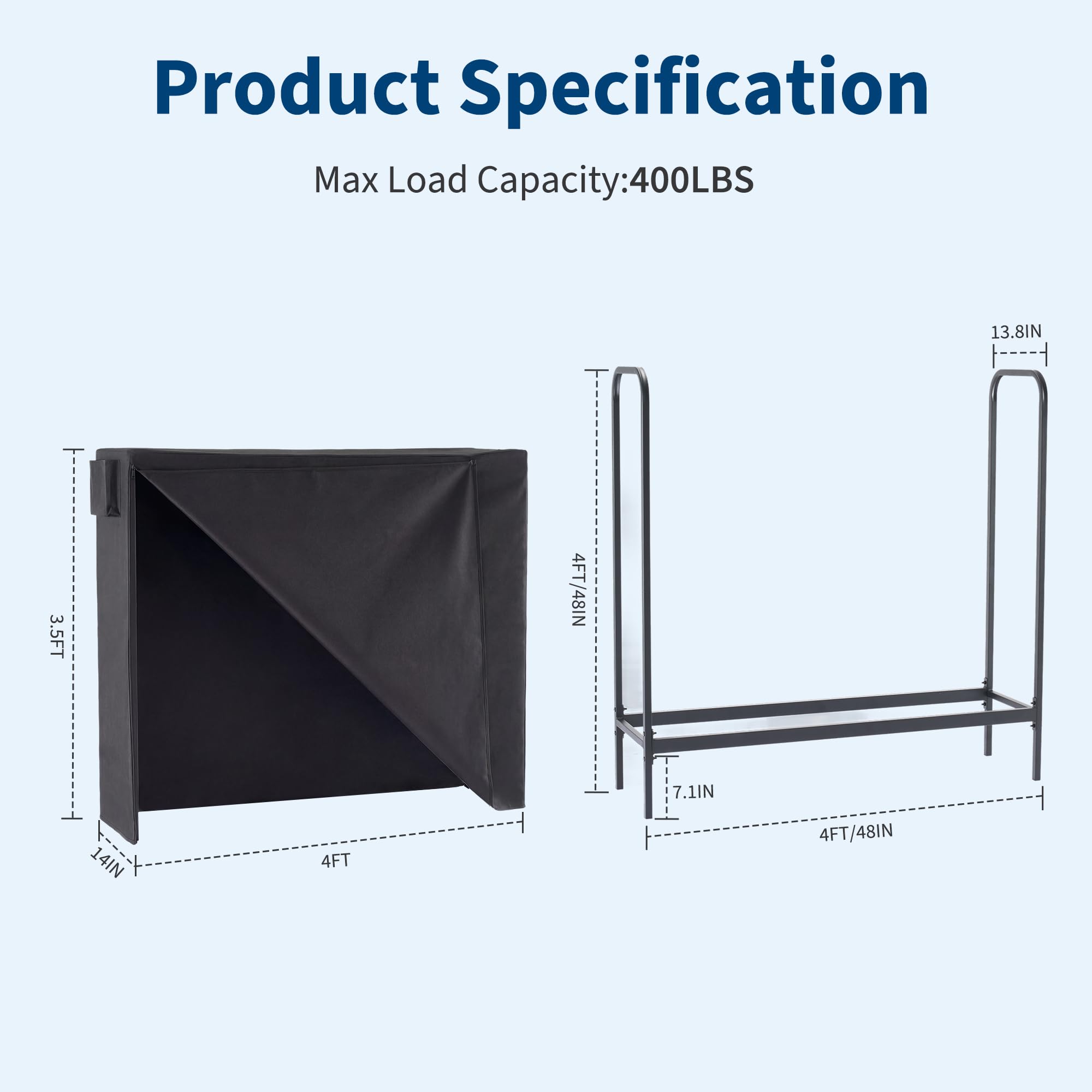 Outdoor storage in your backyard with DUMOS rack.