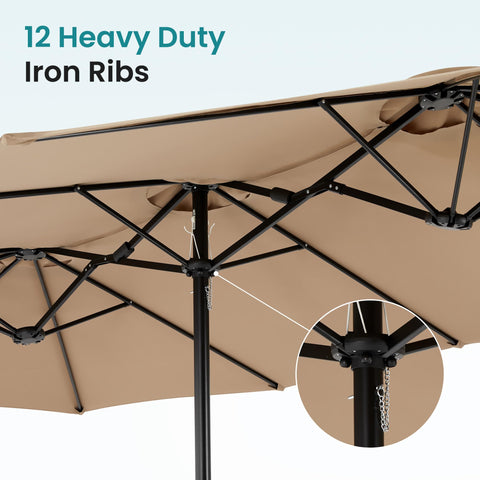 DUMOS 180g polyester fabric with UV50+ protection blocks sun while maintaining color