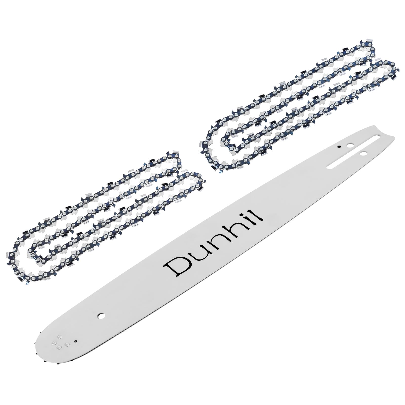 Dunhil 18-inch chainsaw chain; precise cutting for smooth, efficient work.